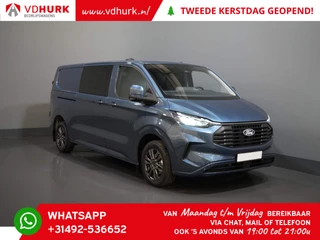 Ford Transit Custom 2.0 TDCI 150 pk L2 LIMITED DC Dubbel Cabine/ Elec. Trekhaak/ Adapt.Cruise/ 2x Schuifdeur/ Camera/ LMV