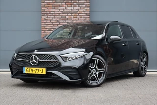 Mercedes-Benz A-Klasse 180 AMG Line Aut7 | Facelift | Panoramadak | Verwarmd Stuurwiel | Trekhaak | Camera | Keyless Go | Widescreen | Sfeerverlichting | Stoelverwarming | High Perf. LED |