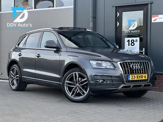 Audi Q5 2.0 TFSI/211pk quattro 2x S-Line|Pano|Automaat|Trekhaak|Leder|PDC|Clima|Camera|Cruise|Stoelverw.|20” LMV