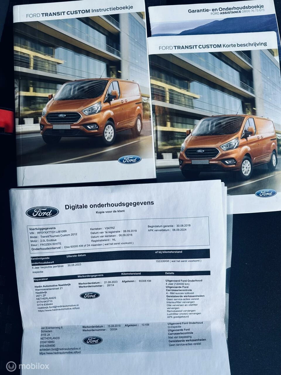 Hoofdafbeelding Ford Transit Custom