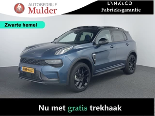 Lynk & Co 01 1.5  | Black Pakket | Zwarte hemel | Trekhaak | Pano | ACC | 360 Camera