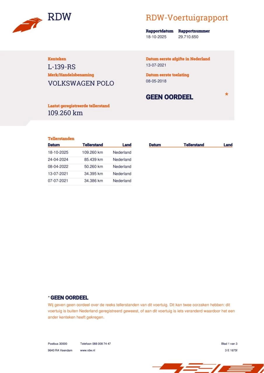 Hoofdafbeelding Volkswagen Polo