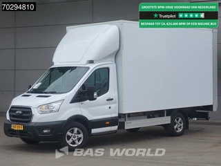 Ford Transit 130pk Bakwagen Laadklep Zijdeur Airco Cruise Camera Meubelbak Koffer 21m3 Airco Cruise control