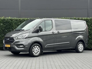Ford Transit Custom 300 2.0 TDCI L2H1 Limited DC, NAVI, CRUISE, ECC-AIRCO, CAMERA, DAB, PDC, LED, BI-XENON, 5-PERS, DUBBEL CABINE, LICHTMETAAL 16"