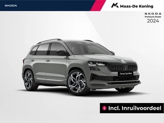 Škoda Karoq Sportline Business 1.5 110 kW / 150 pk TSI SUV 7 v ersn. DSG | Travel Assist | 19'' lichtmetalen velgen | Winterpakket | Incl. inruilvoordeel