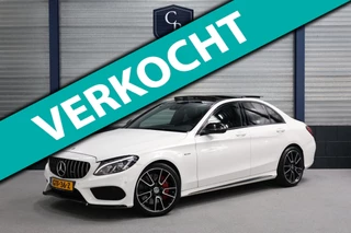 Mercedes-Benz C-klasse 450 / 43 AMG 4MATIC LED/PANORAMADAK/LEER+S.VERWARMING+MEMORY/19"LMV/CAM/ACC/ECC/12 MND GARANTIE!