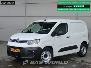 Citroën Berlingo 110PK Automaat L1H1 Emissievrij Navi Airco Cruise Parkeersensoren Werkplaatsinrichting Euro6 L1 Kompakt Airco Cruise control