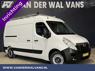 Opel Movano 2.3 CDTI 146pk L2H2 inrichting Euro6 Airco | Imperiaal | Omvormer | Camera | 2500kg Trekhaak Navigatie, Cruisecontrol, Parkeersensoren, Bijrijdersbank