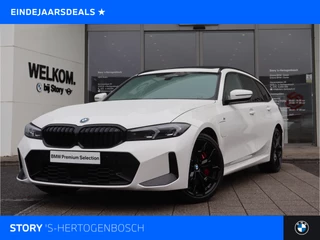 BMW 3 Serie Touring 330e High Executive M Sport Automaat / Panoramadak / Trekhaak / Sportstoelen / Adaptieve LED / M Adaptief onderstel / Parking Assistant Plus / Comfort Access