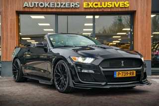 Hoofdafbeelding Ford Mustang Ford Mustang Convertible 2.3 EcoBoost Stoelverwarming stoel ventilatie camera Shelby pakket