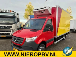 Mercedes-Benz Sprinter 516CDI Bakwagen Koelwagen Laadklep Zijdeur Automaat 220V Dag & Nacht Koeling