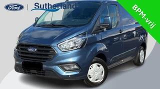 Ford Transit Custom 300 2.0 TDCI L2H1 Trend 130pk SCI | Automaat | Driver Assistance Pack Premium | Navigatiesysteem | Camera| Reservewiel | Chrome Blue Metallic