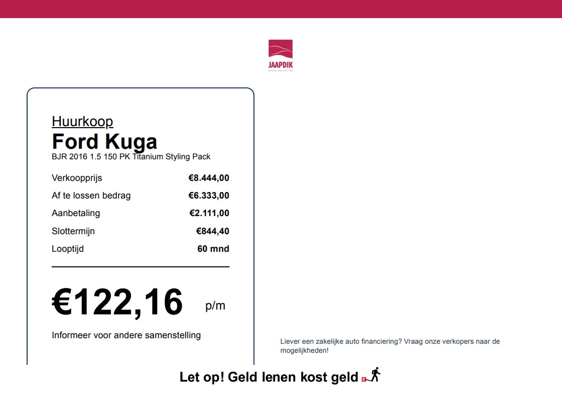 Hoofdafbeelding Ford Kuga