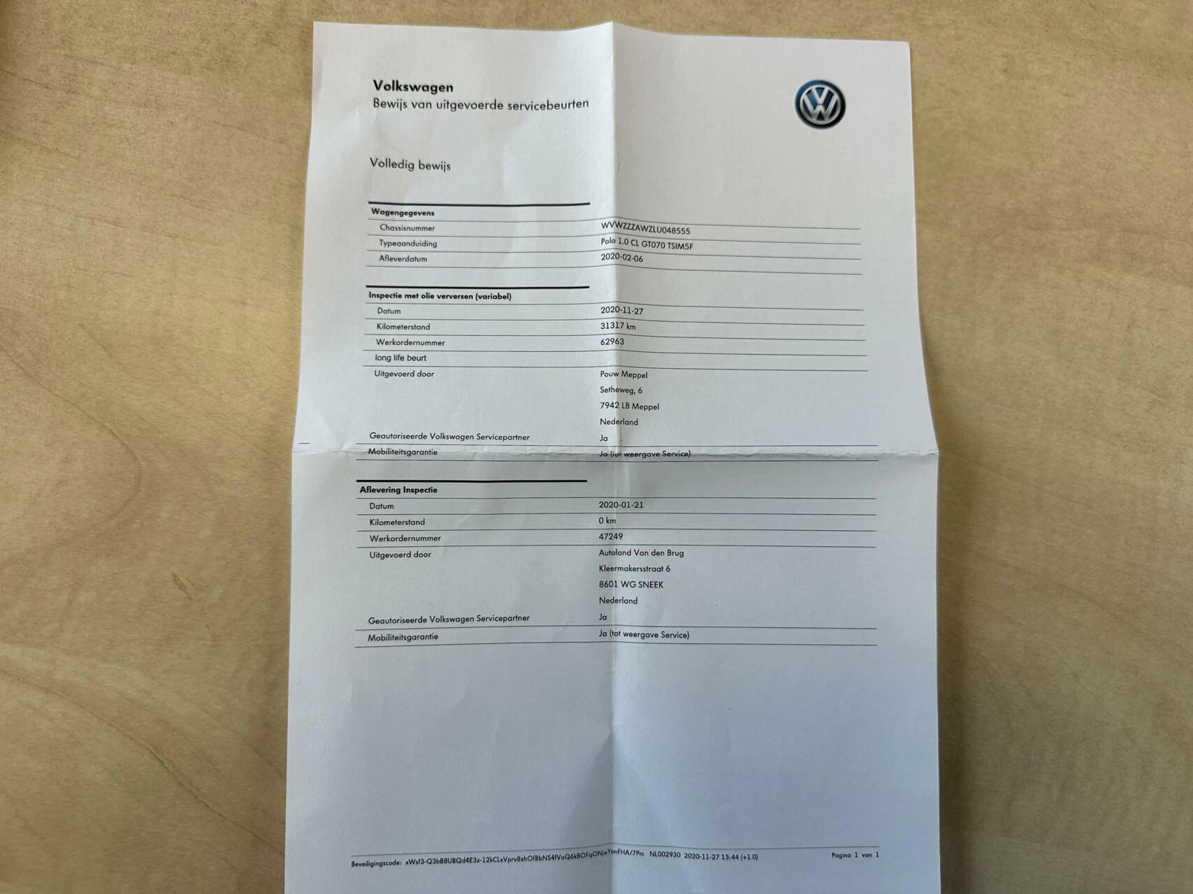 Hoofdafbeelding Volkswagen Polo