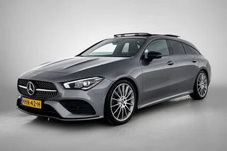 Hoofdafbeelding Mercedes-Benz CLA Mercedes-Benz CLA-klasse Shooting Brake 180 AMG Upgrade Edition(Dealer onderH, Panorama, Sfeerverlichting, Navigatie, StoelV, Etc)