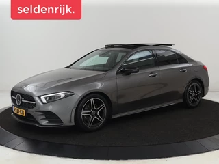 Mercedes-Benz A-klasse 200 AMG | Panoramadak | Trekhaak | Carplay |  Adaptive cruise | Stoelverwarming | Camera | Leder/Alcantara | Navigatie | Full LED | Sfeerverlichting | Park Assist