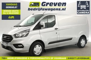 Ford Transit Custom 2.0 TDCI L2H1 Airco Cruise Camera Carplay Parkeersensoren 3 Persoons LED Elektrpakket