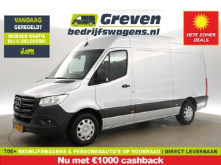 Mercedes-Benz Sprinter 319 3.0 CDI L2H2 V6 191PK Automaat Airco 360Camera Cruise Carplay PDC 3 Persoons Elektrpakket Trekhaak