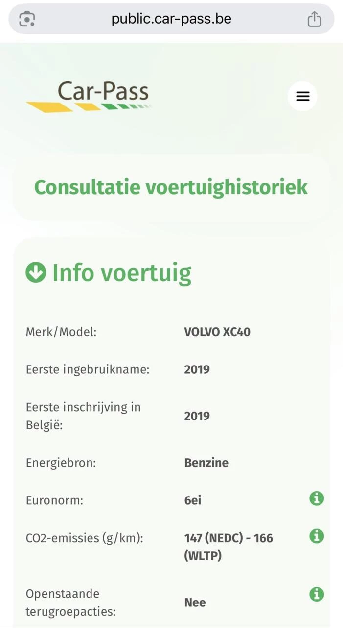 Hoofdafbeelding Volvo XC40