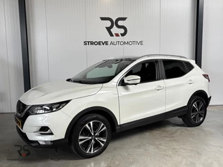 Hoofdafbeelding Nissan QASHQAI Nissan Qashqai 1.3 DIG-T 140 pk Design Edition | Navi | Camera | Pano | Cruise | Keyless | DAB | Trekh | 1e Eig | Org NL |