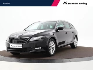 Skoda Superb Combi 1.5 Tsi 150pk DSG ACT Ambition Business · Elek. Bestuurderstoel · Panoramadak · Elek. Achterklep · Navi · Smart-Link · P-Sensoren · 17'' Inch ­·