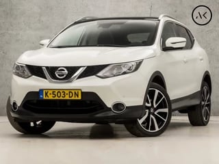 Nissan QASHQAI 1.2 Tekna Sport Automaat (PANORAMADAK, NAVIGATIE, 360 CAMERA, CLIMATE, LEDER, ELEK SPORTSTOELEN, STOELVERWARMING, LEDER, GETINT GLAS, LM VELGEN, LED, PARKEERSENSOREN, NIEUWE APK, NIEUWSTAAT)