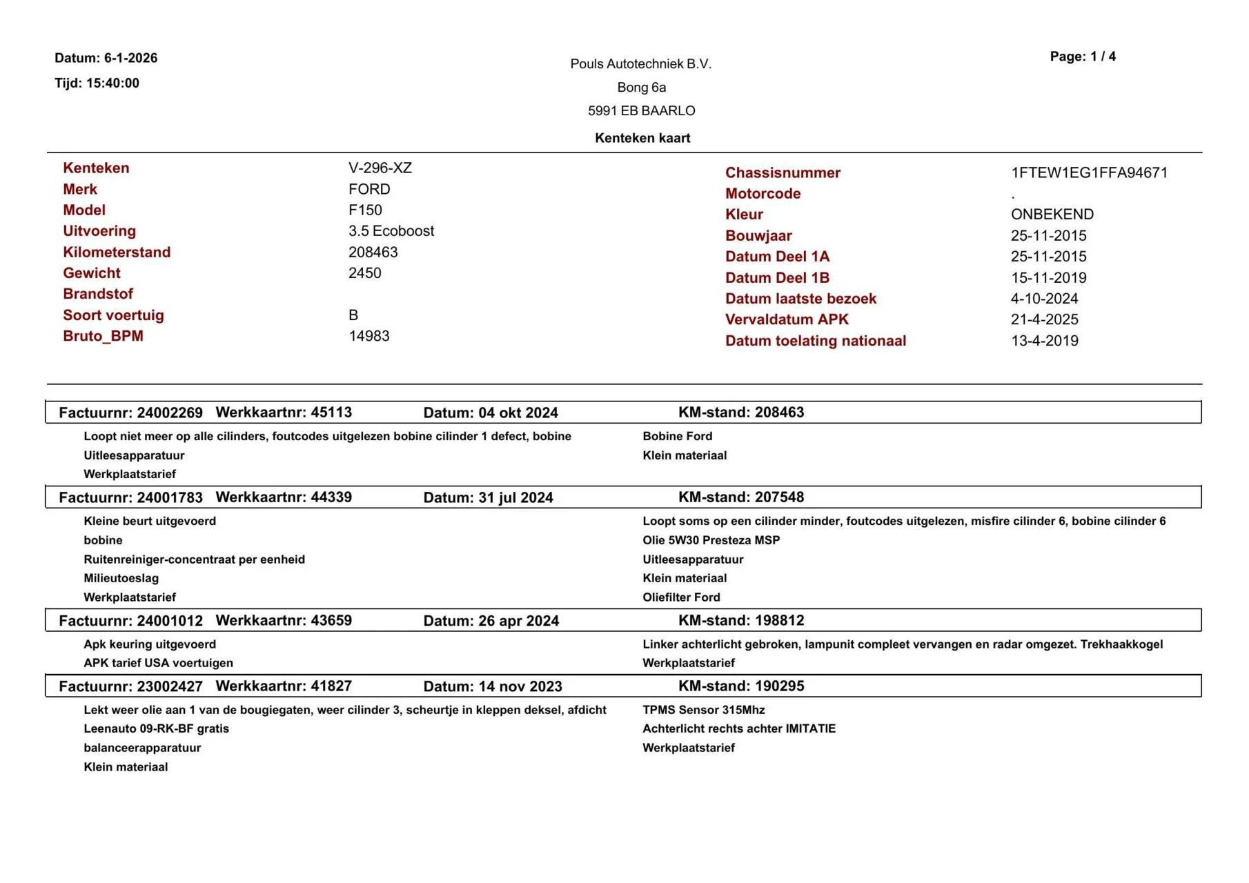 Hoofdafbeelding Ford F-150