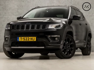 Hoofdafbeelding Jeep Compass Jeep Compass 4xe 240 Plug-in Hybrid Electric Sport 240Pk Automaat (APPLE CARPLAY, GROOT NAVI, STUUR/STOELVERWARMING, CAMERA, MEMORY SEATS, LEDER, GETINT GLAS, KEYLESS, NIEUWSTAAT)