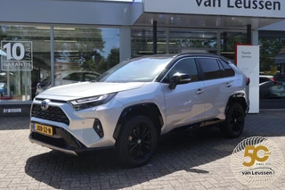 Toyota RAV4 2.5 HYBRID AWD BI-TONE STOEL-STUUR & RUITENWISSER VERW EL-ACHTERKLEP P.SENSOREN V+A LED KEYLESS PRIVACY GLASS