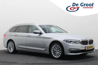 BMW 5 Serie Touring 520i High Executive Leer, Head-Up, Elektrische Stoelen, Navigatie, Bluetooth, PDC, Trekhaak, 18''