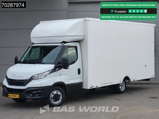 Iveco Daily 35C14 Automaat Luchtvering 530cm lang! Verkoopwagen Bakwagen Airco Cruise Camera Euro6 Meubelbak Plancher Foodtruck Paardenwagen 30m3 Airco Cruise control