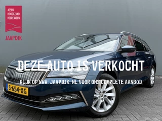 Škoda Superb Combi BWJ 2023 1.4 TSI iV 157 PK Business Edition Plus TREKHAAK | STOEL+STUURVERW. | ELEKTR. STOELEN | FULL LED | HALF LEDER | ADAPTIVE CRUISE | KEYLESS | CAMERA | CARPLAY + ANDROID | NAVI | CLIMA | LMV | PDC