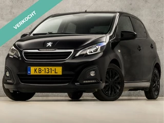 Peugeot 108 1.0 e-VTi Black Sport (5 DEURS, AIRCO, BLUETOOTH, GETINT GLAS, SPORTSTOELEN, MULTIFUNCTIONEEL STUURWIEL, NIEUWE APK, NIEUWSTAAT)