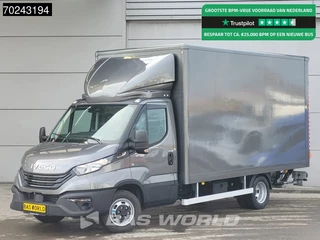 Iveco Daily 35C18 BPM VRIJ! 3.0L Automaat 180PK 1000KG Laadklep Zijdeur 2025-Model Bakwagen Dubbellucht ACC LED Navi Airco D'Hollandia 3,5t Trekgewicht Euro6 Meubelbak Koffer Bakwagen m3 Airco
