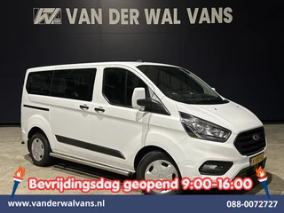 Ford Transit Custom 1.0 EcoBoost Hybride Automaat L1H1 9 Persoons Personenbus Euro6 Prijs INCL BTW/BPM Airco | Cruisecontrol | LED Sidebars, Verwarmde Voorruit, Stoelverwarming, Parkeersensoren, Bijrijdersbank