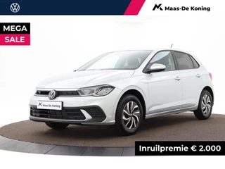Volkswagen Polo Life Edition 1.0 TSI 95 pk 5 versn. Hand · Airconditioning automatisch, 2-zone (climatronic) ·  Velgen 'essex', 15 inch lichtmetaal · MEGA SALE