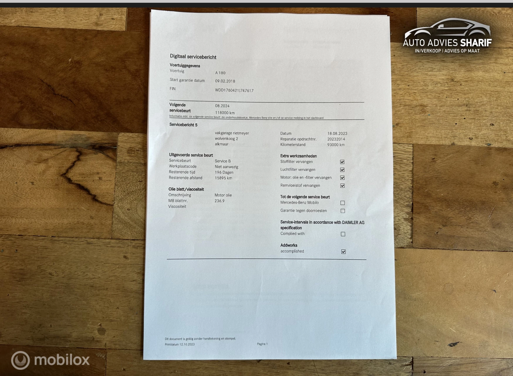 Hoofdafbeelding Mercedes-Benz A-Klasse
