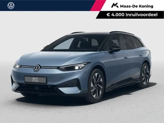 Hoofdafbeelding Volkswagen ID.7 Volkswagen ID.7 Tourer Pro Limited Edition 77 kWh accu 286 pk · Stuurwiel verwarmd · Draadloze telefoonlader · 360 Rondomzicht camera ·