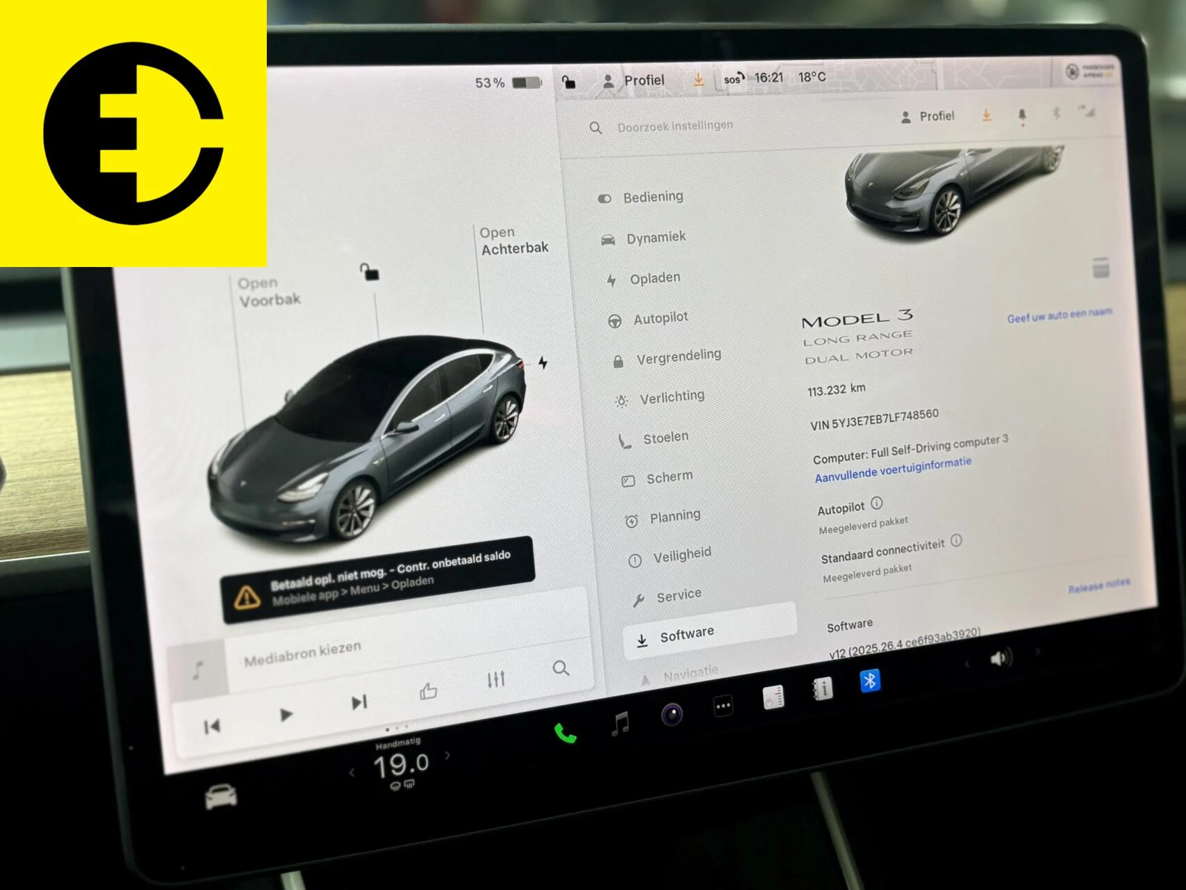 Hoofdafbeelding Tesla Model 3