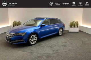 Hoofdafbeelding Škoda Superb Skoda Superb Combi 1.4 TSI 218pk DSG iV Style | Panoramadak, Park Assist, 360 Graden Camera, 18" LM Velgen |