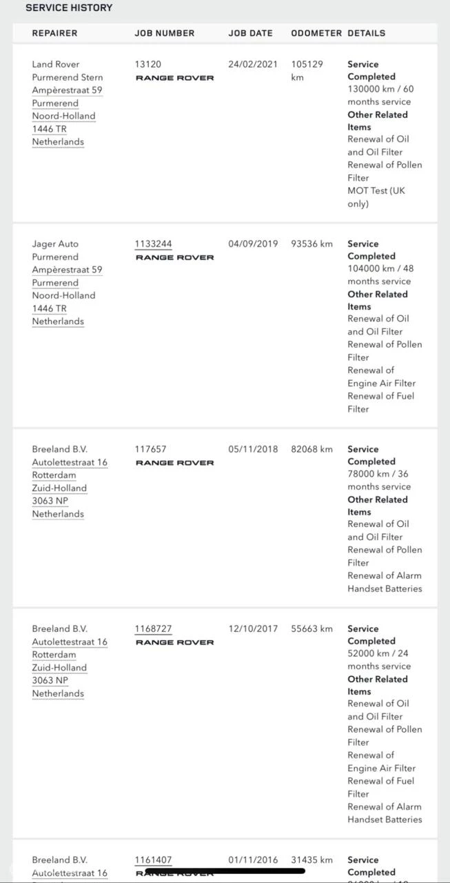 Hoofdafbeelding Land Rover Range Rover