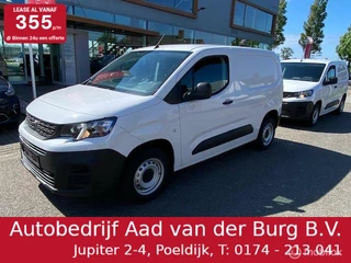 Nieuw  Peugeot Partner bestel L1H1 102pk 75kw  1.5 BlueHDi 100 S&S L1 Airco Bluetooth, Elecr ramen en spiegels