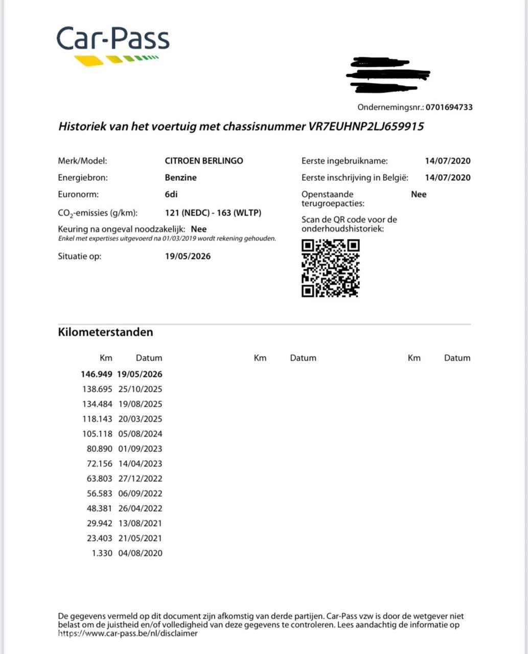Hoofdafbeelding Citroën Berlingo