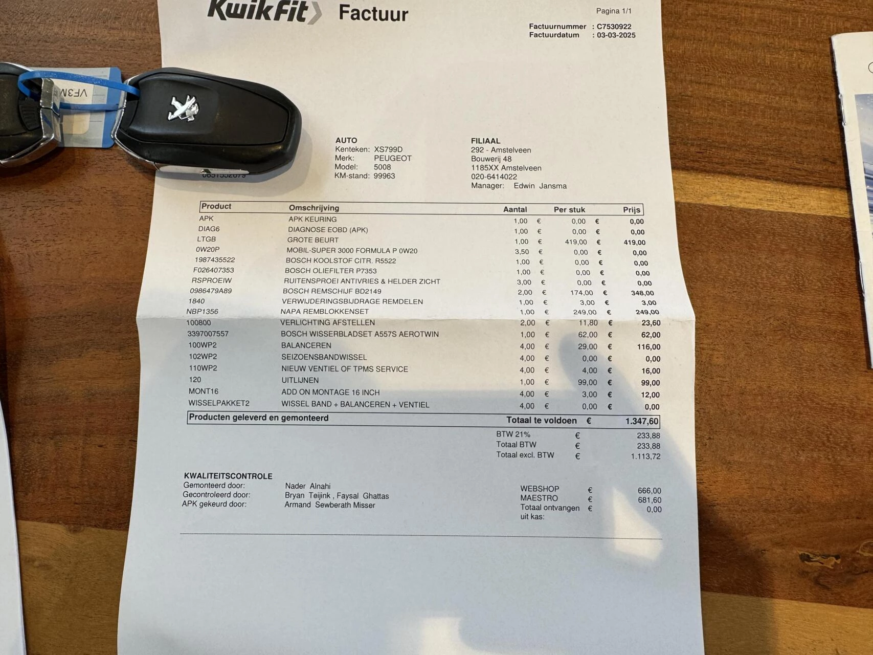 Hoofdafbeelding Peugeot 5008
