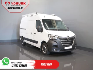 Renault Master 2.3 dCi 135 pk L2H2 BPM VRIJ! 2.5t Trekverm./ Climate/ Imperiaal + Ladder/ Standkachel/ Stoelverw./ PDC/ Trekhaak