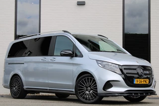 Mercedes-Benz EQV 300 L2 / AMG / Luchtvering / Dubbele Cabine / Black Edition / 360 Camera / Vol Opties / NIEUWSTAAT