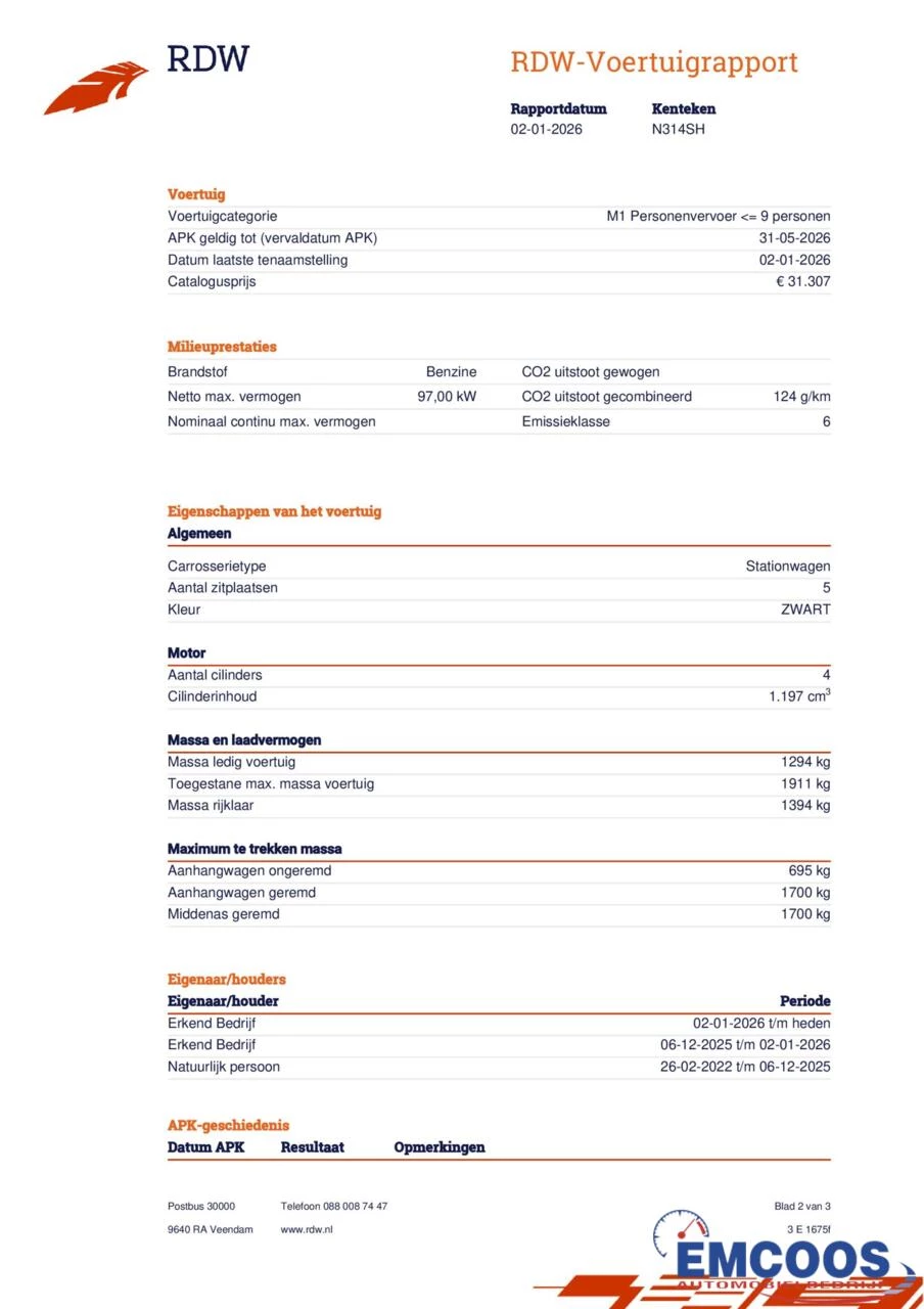 Hoofdafbeelding Renault Mégane Estate