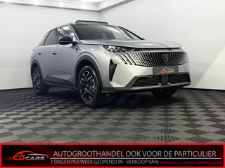 Hoofdafbeelding Peugeot 3008 Peugeot 3008 1.2 Hybrid 145 GT Panoramadak, 360 Camera, Keyless start, Elektrische achterklep, Stoelverwarming, Cruise control, Rijstrook correctie, 1 jaar garantie