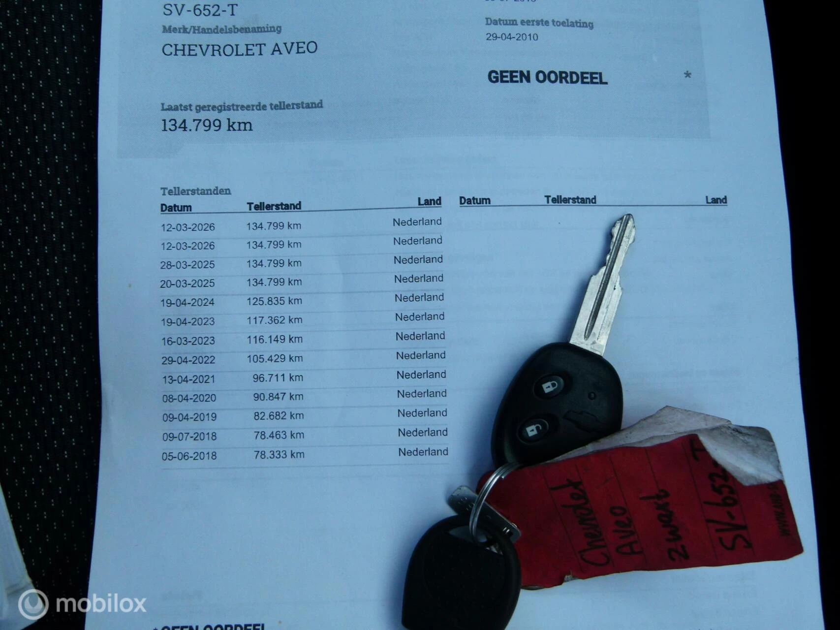 Hoofdafbeelding Chevrolet Aveo