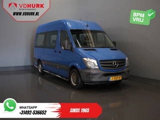 Mercedes-Benz Sprinter 213 2.2 CDI Aut. L2H2 €14.460,- Incl. BTW (BPM VRIJ) EXPORT Combi/ 9 Persoons/ Kombi/ 9P/ APK 7-'26/ Airco/ PDC
